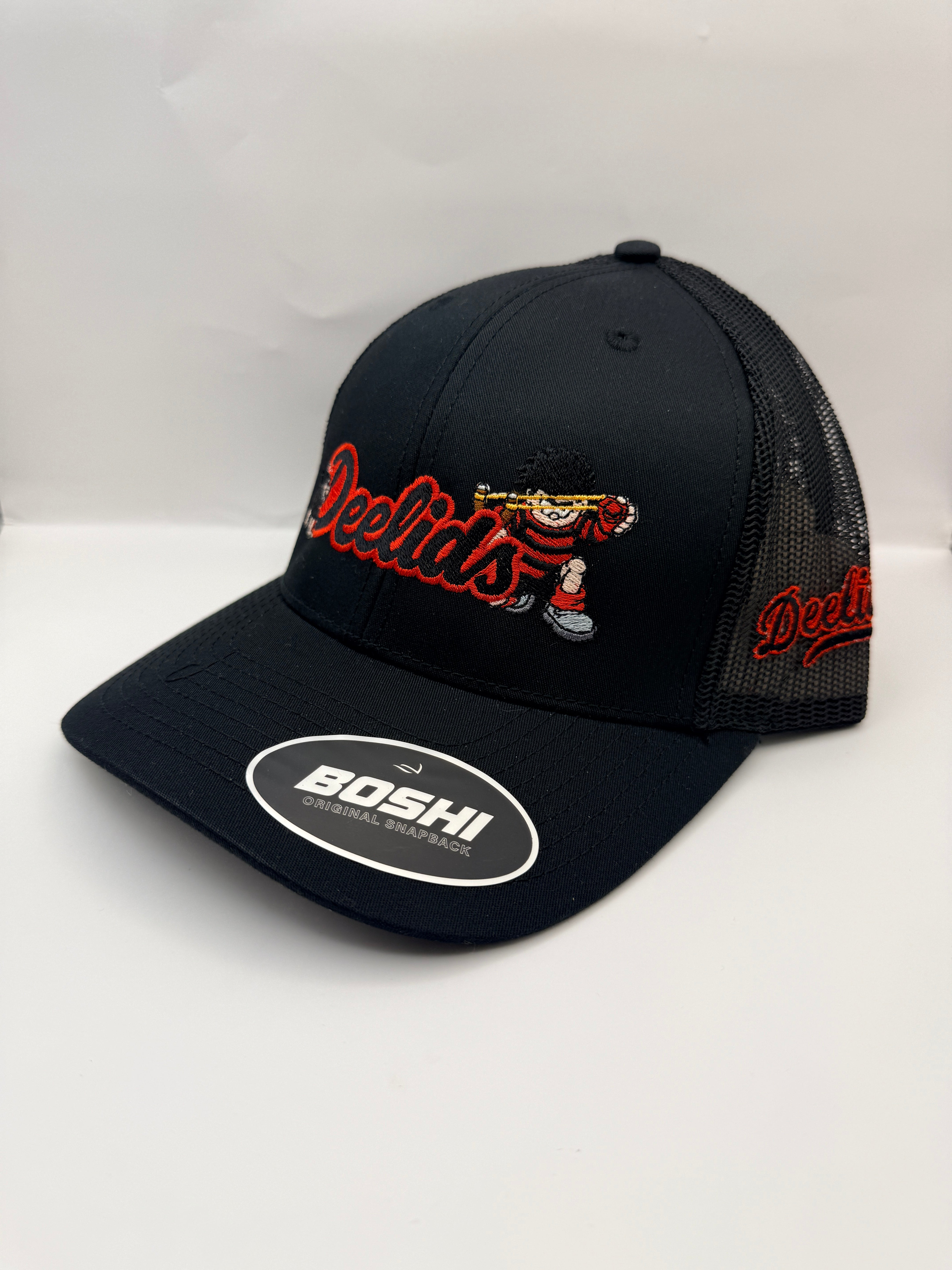 Deelids Dennis The Mennace Cap - Black/Red